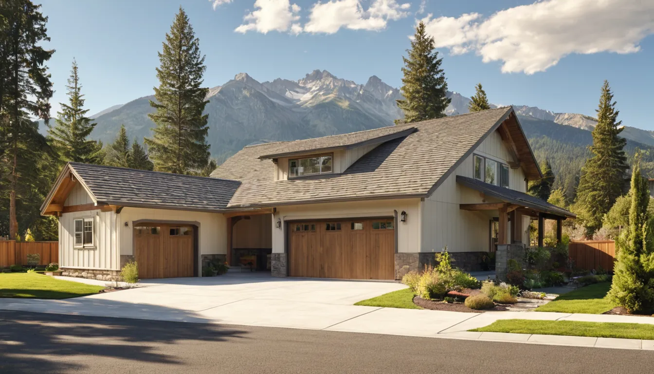 Home and garage in the Aurora area with a newly coated concrete floor